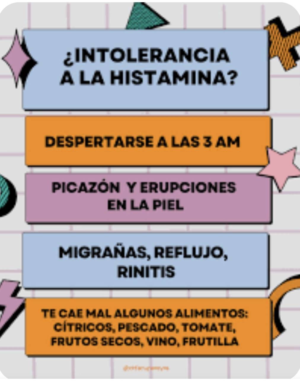 Candida en el intestino, histamina alta